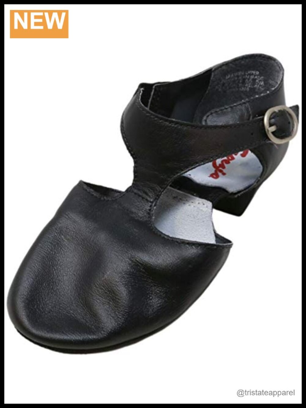 Womens Grecian Dance Shoes 1 Inch Heel Leather Suede